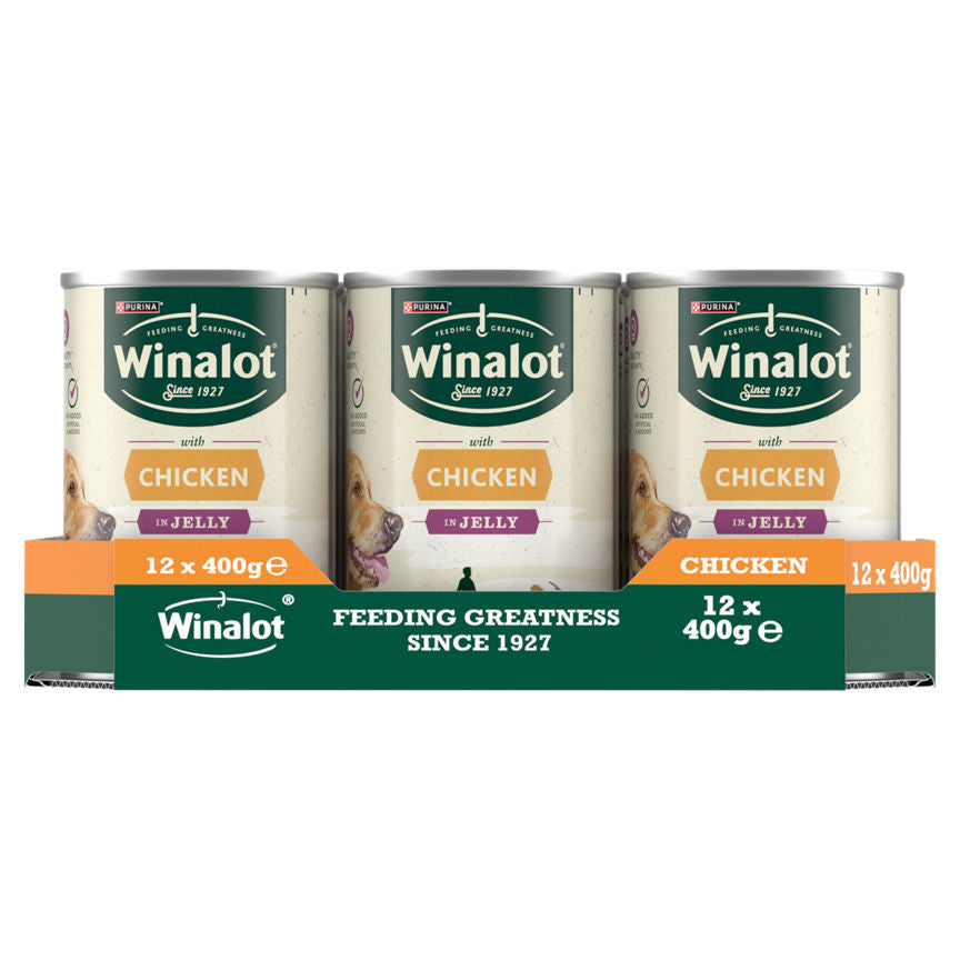 Winalot with Chicken in Jelly 12 x 400g GOODS ASDA   