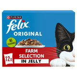 Felix Original Farm Selection wet cat food 12x85g - British product