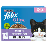Felix Original Kitten mixed selection wet cat food 12x85g, UK version