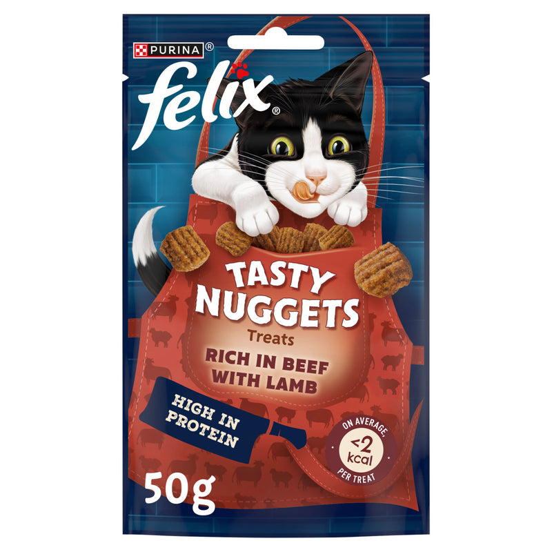 Felix cat treats beef and lamb 50g - British product