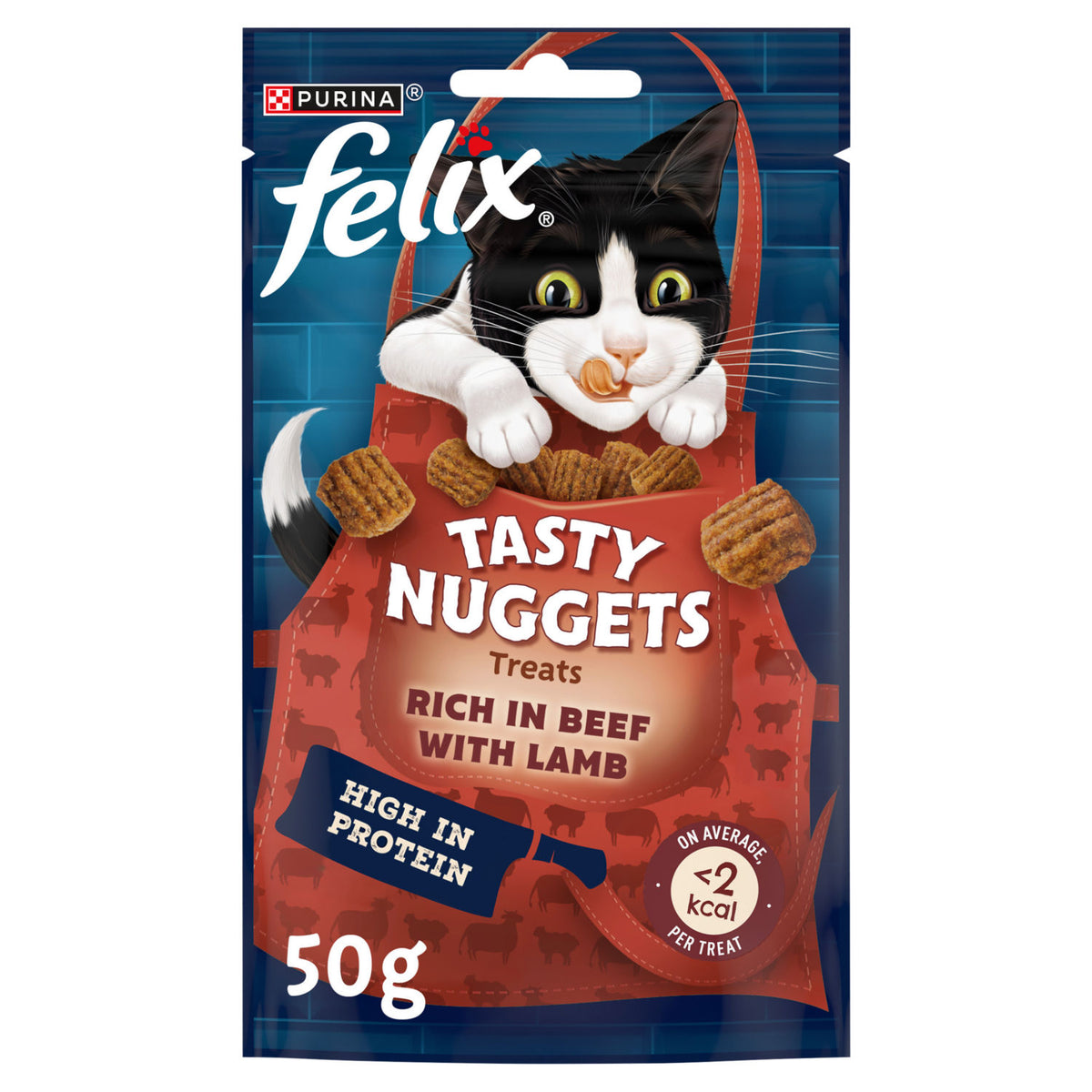 Felix cat treats beef and lamb 50g - British product