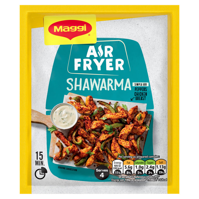 Maggi recipe mix shawarma herbs and spices 25g - British product