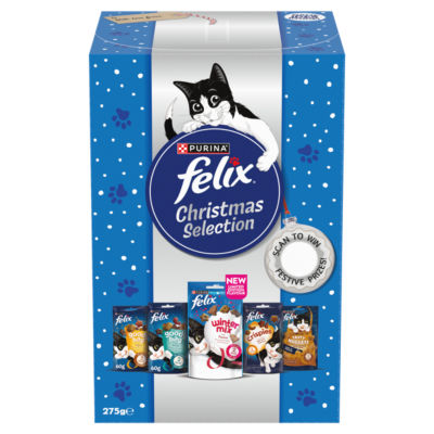 FELIX cat treats Christmas gift box 275g, UK version