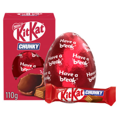 KitKat Chunky milk chocolate Easter egg 110g (British brand)