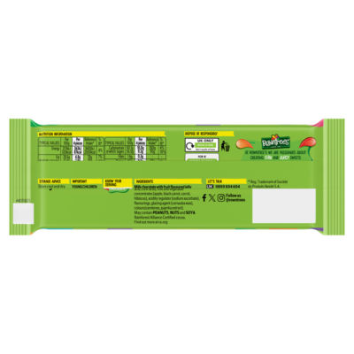 Rowntree's Jellytastic Mini Egg chocolate sharing bar 100g - British product