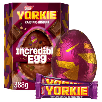 Yorkie Raisin & Biscuit chocolate Easter egg 388g - British product
