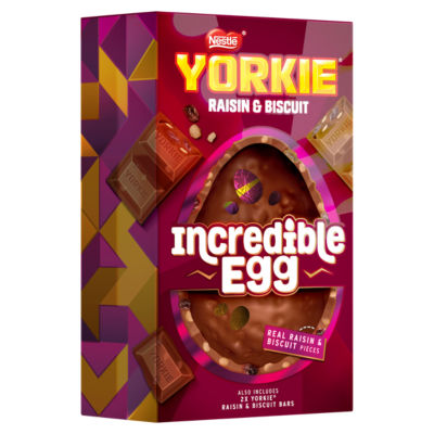 Yorkie Raisin & Biscuit chocolate Easter egg 388g - British product