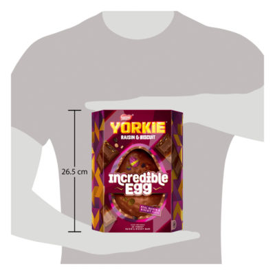 Yorkie Raisin & Biscuit chocolate Easter egg 388g - British product