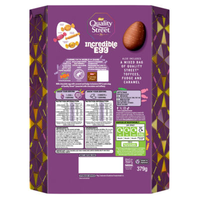 Quality Street chocolate Easter egg Golden Collection 379g, UK version
