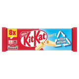KitKat white chocolate biscuit bar 2 finger multipack 165.6g (British brand)