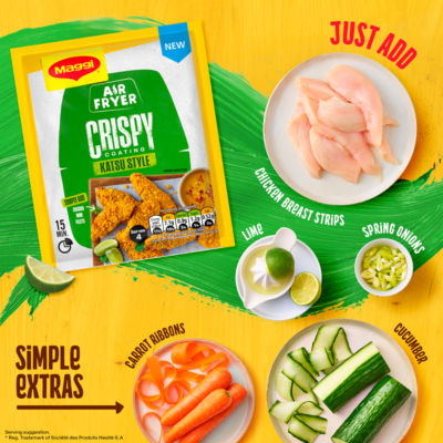 Maggi air fryer coating katsu style 70g, imported from the UK