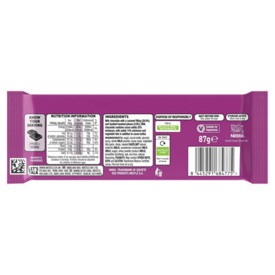 Quality Street Purple One chocolate sharing bar 87g - British product