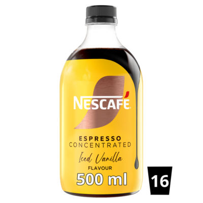ASDA Nescafe Iced Coffee Espresso Concentrated Vanilla Flavour 500ml- Buy online at McGrocer