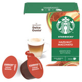 Nescafé Dolce Gusto hazelnut macchiato coffee pods 12 pack (British brand)