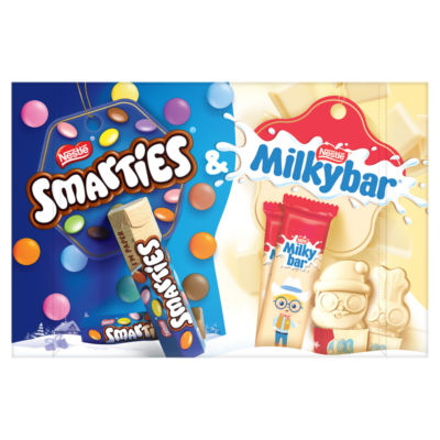 Nestlé Smarties and Milkybar chocolate selection box 116.4g, UK version