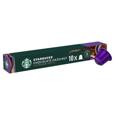 ASDA STARBUCKS Chocolate Hazelnut by Nespresso Blonde Roast Coffee Pods, 51g Box of 10- Buy online at McGrocer