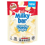 Milkybar Crunchy Pops white chocolate 90g, imported from the UK