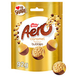 Aero Bubbles Caramel chocolate sharing bag 92g, imported from the UK