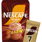 Nescafé Lion Mocha instant coffee sachets 7x20g (British brand)