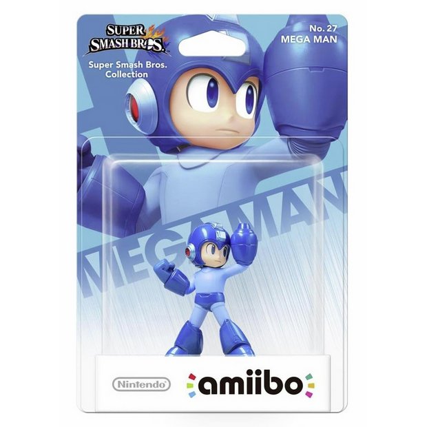 Nintendo Mega Man No. 27 amiibo figure - British product