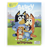 Bluey Busy Book with 10 figurines and playmat - British product