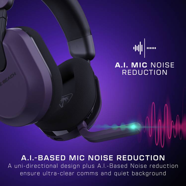 Turtle Beach Stealth 600 wireless gaming headset purple, imported from the UK