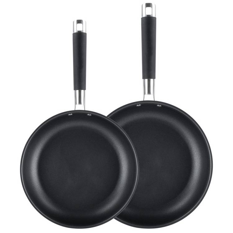 Scoville Steellux 2-piece frying pan set, imported from the UK