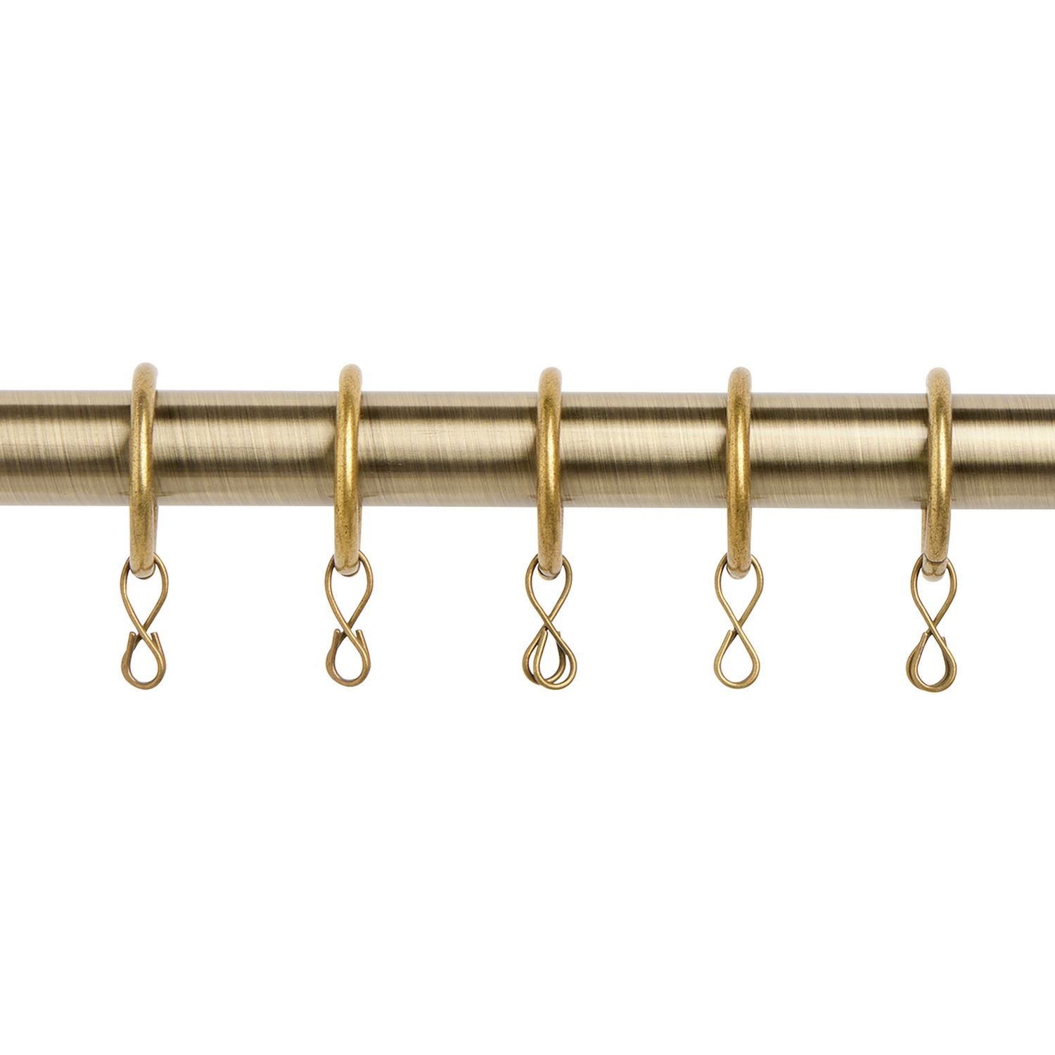 Argos Home curtain rings antique brass 20 pack - British product