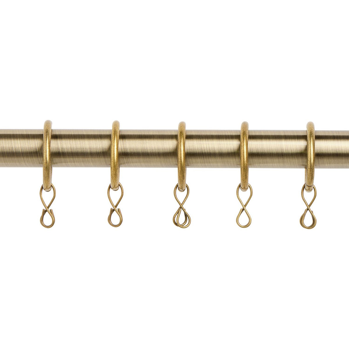 Argos Home curtain rings antique brass 20 pack - British product