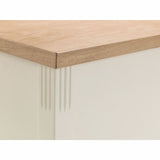 Julian Bowen Davenport shoe storage bench white oak finish (British brand)