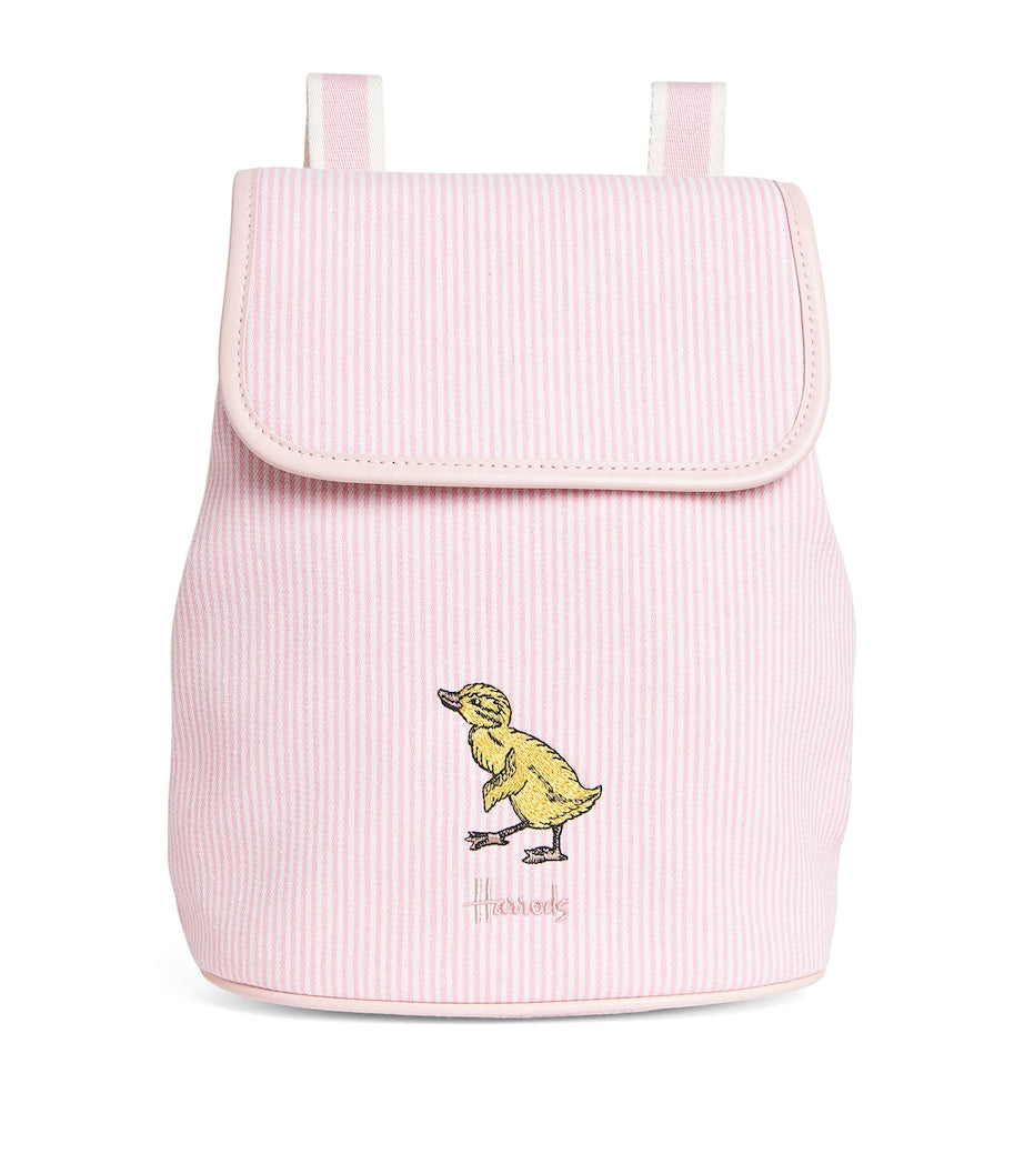 Harrods embroidered backpack with magnetic fastening, UK version
