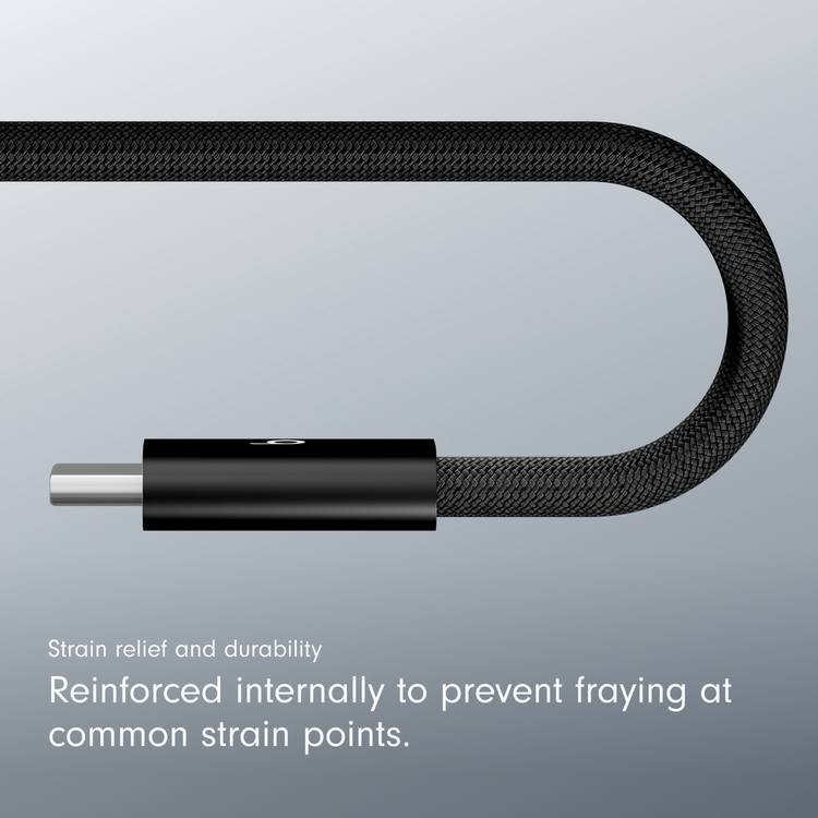 Beats charging cable Bolt Black 3m, imported from the UK
