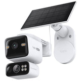 Tapo TC93D solar dual-lens security camera kit, imported from the UK