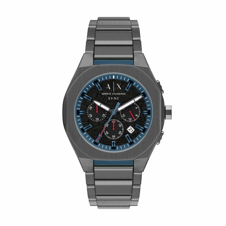 Armani Exchange AX4295 gunmetal stainless steel watch (British brand)