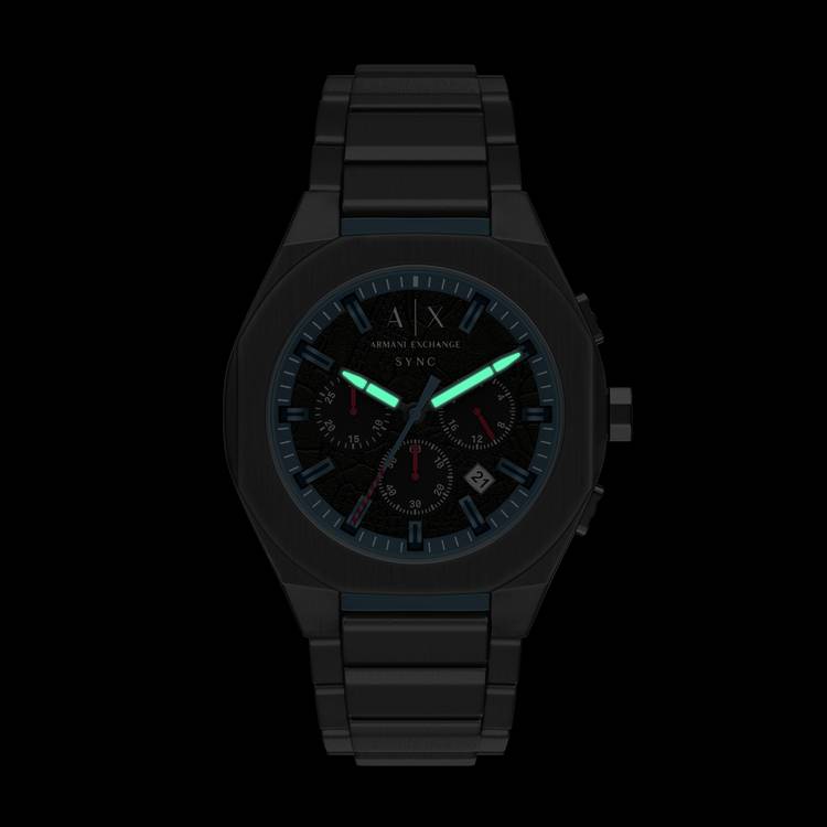 Armani Exchange AX4295 gunmetal stainless steel watch (British brand)
