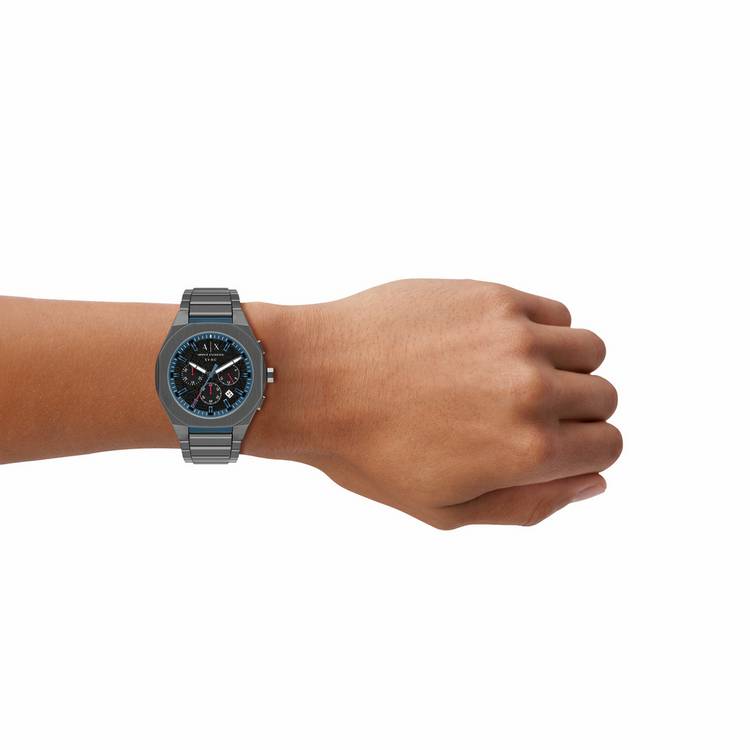 Armani Exchange AX4295 gunmetal stainless steel watch (British brand)