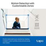 Tapo TC74 3K pan/tilt AI security camera (British brand)