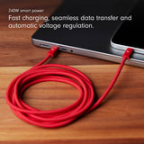 Beats 3m braided USB-C cable Rapid Red, imported from the UK