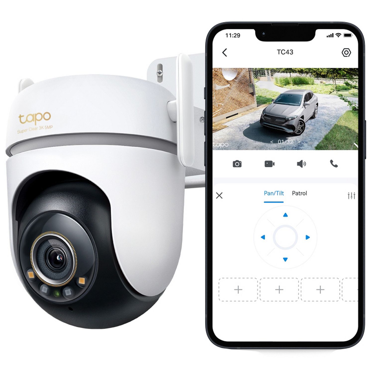 TP-Link Tapo TC43 outdoor security camera, UK version