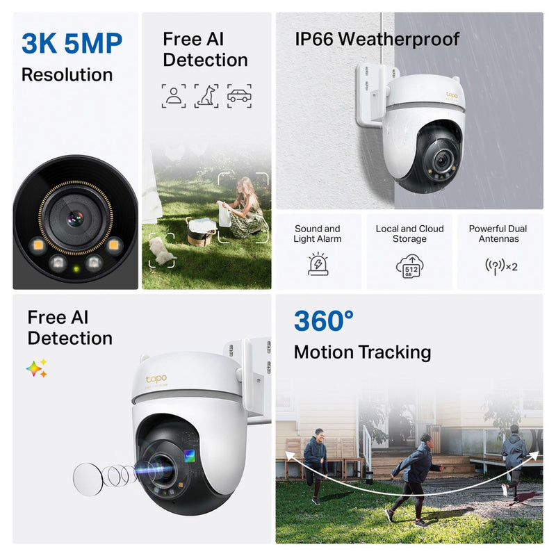 TP-Link Tapo TC43 outdoor security camera, UK version
