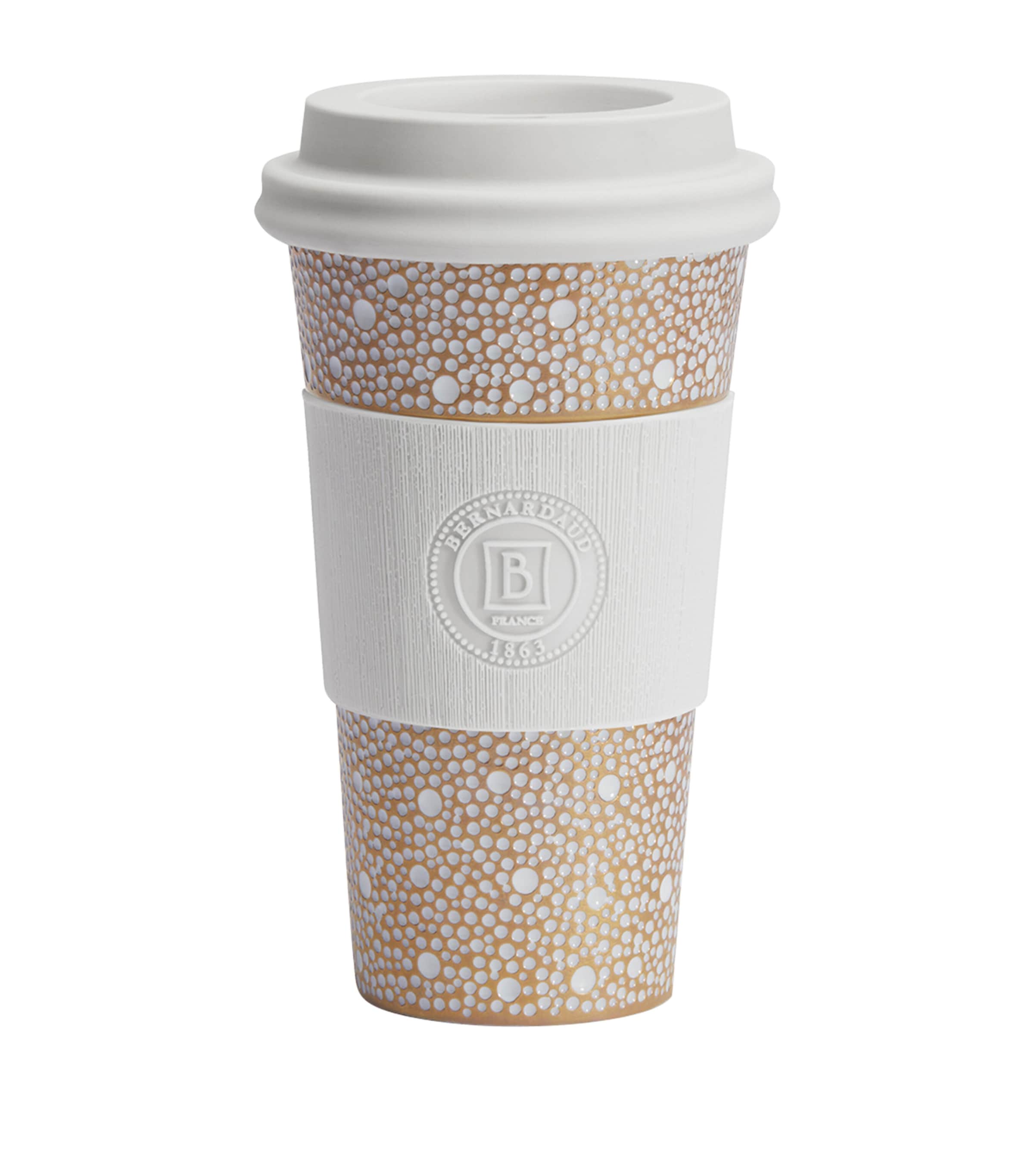 Bernardaud Ecume Nomad travel mug - British product