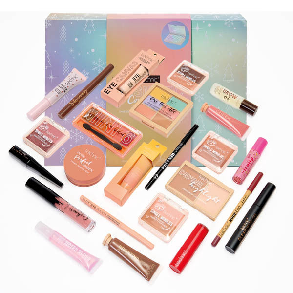 Technic Super Advent Calendar with 24 full-size cosmetics British brand