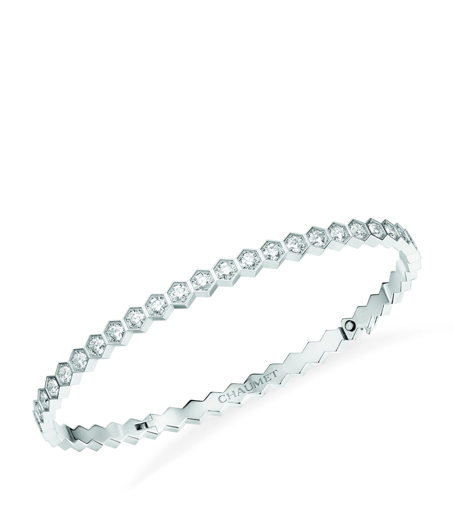 Chaumet Bee de Chaumet white gold bangle (British brand)
