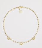 Chopard Happy Diamonds Icons necklace 18kt yellow gold, imported from the UK