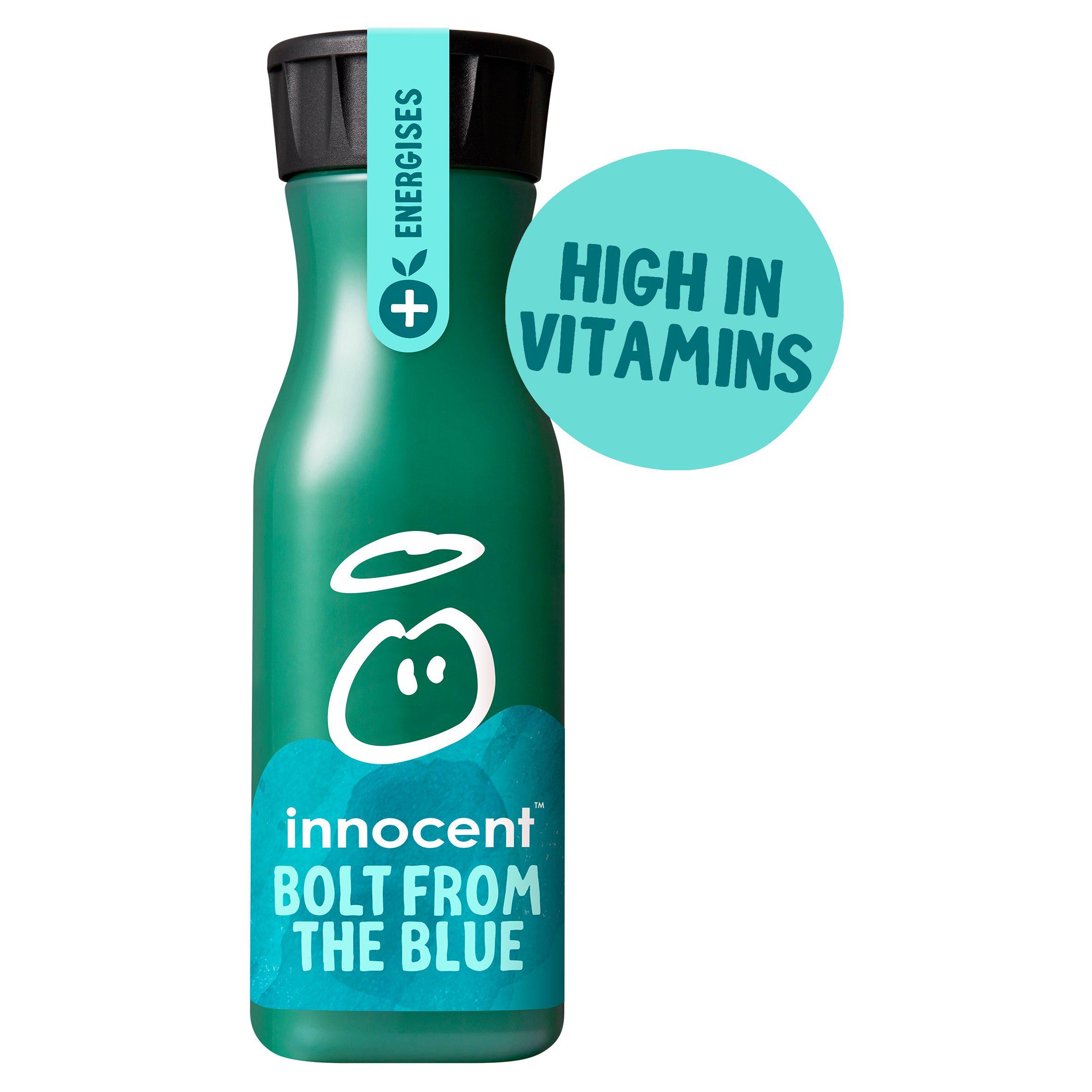 innocent Plus Bolt from the Blue Guava & Lime Juice with Vitamins 330ml All chilled juice Sainsburys   