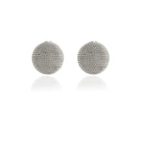 Cachet Tyra clip-on earrings with rhodium finish (British brand)
