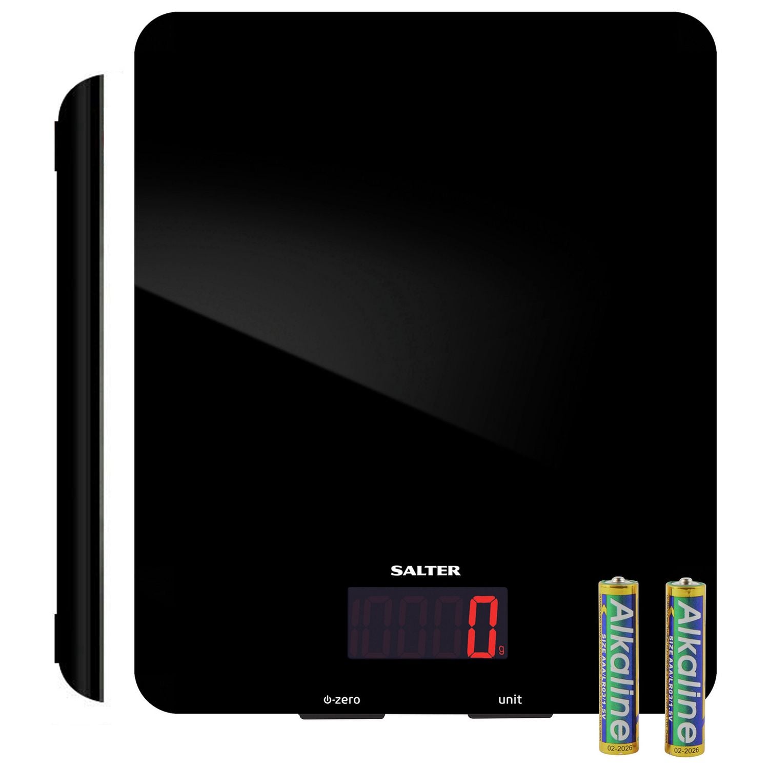 Salter black digital kitchen scale 10kg (British brand)