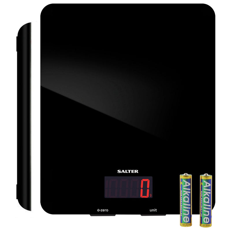 Salter black digital kitchen scale 10kg (British brand)