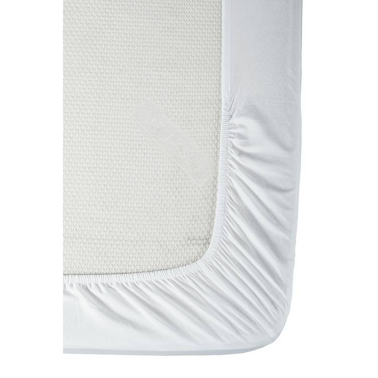 Habitat extra deep fitted sheet white single, imported from the UK