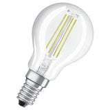 Osram 4W LED filament globe bulb twin pack, UK version